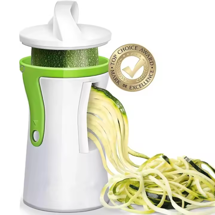 LMETJMA Spiralizer De Acero Inoxidable Para Verduras KC0335 Herramienta De Cocina Eco-amigable Para Hacer Pasta De Zanahoria - 1