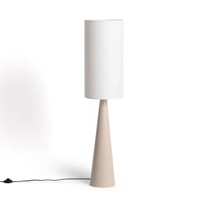 Ledkia Lámpara de Pie Metal Cambaca Beige - 1