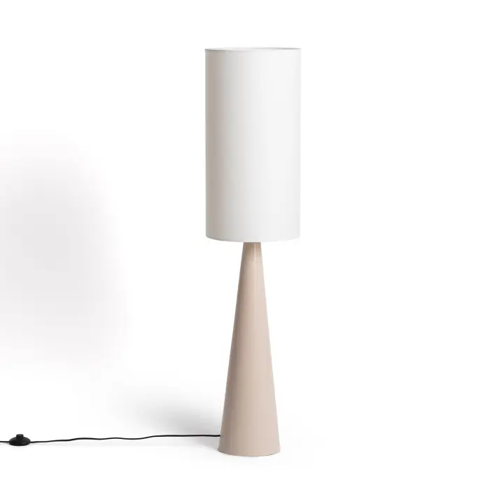 Ledkia Lámpara de Pie Metal Cambaca Beige - 1