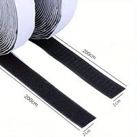Velcro Auto Adhesivo 2 Metros - Ideal para Hogar, Costura, Colegio y Manualidades DIY - Medida 2cm x 2m - details 2