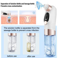 Limpiador De Puntos Negros USB Recargable Suction Vacío Facial Extractor De Comedones Quimono Negro Para Limpieza De Rostro - details 8