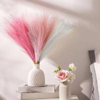 9Pcs Pampas De Poliéster Artificiales Decoración De Flores Silken Para Bodas Y Fiestas Arreglo Floral Para Hogar Y Jardín - details 5