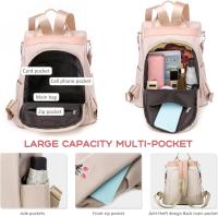 Mochila Antirrobo para Mujeres y Chicas 12 L, 2 en 1 Impermeable Bolso Mujer Negro With Bordado, Gran Capacidad Casual Mochilas Escolares Luces y Elegantes para Viaje Trabajo - details 7