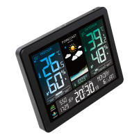 Estación Meteorológica Electrónica Con Pantalla De Color Inteligente Temperatura Humedad Predicción Del Clima Alarma Multilenguaje 8 Enlaces - details 9