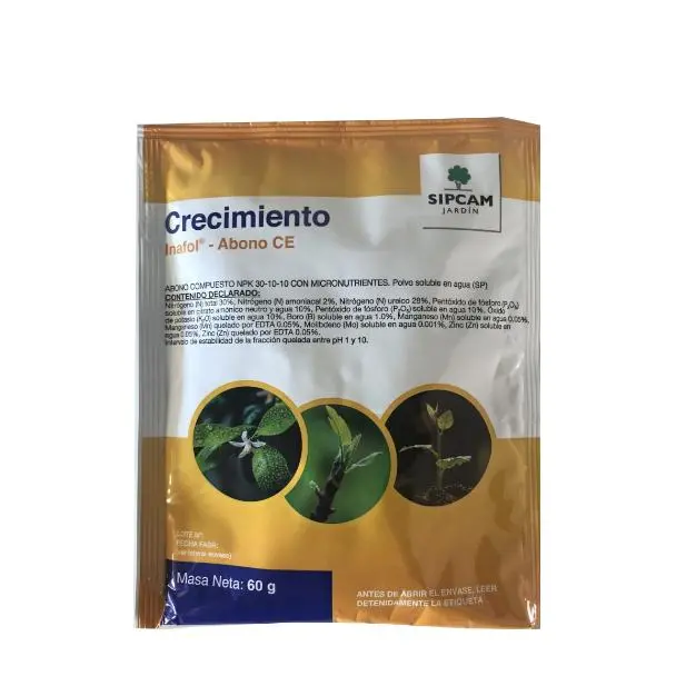 Sipcam Jardin INAFOL CRECIMIENTO - Abono Foliar 60 Gr - 1