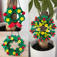 Kit De Modelo De Guirnalda Navideña Mini MARUMINE Bloques De Construcción DIY Adorno De Colgante Para Navidad Juguetes Para Niños Y Adultos - details 1