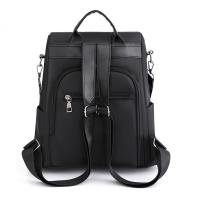 Mochila Multifuncional Antirrobo Para Mujer Casual Nylon Sólida Con Correa Desmontable Bolso Escolar De Moda Para Viajes - details 12