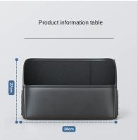 Bolsa De Almacenamiento Para Asiento Medio De Coche De Gran Capacidad En Cuero Negro Estilo Napa Soporte Para Artículos Colgante Para Espalda De Silla - details 13