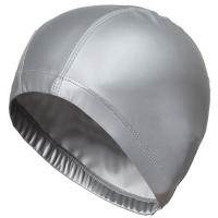 Gorro De Natación De Tela PU Para Hombres Y Mujeres Impermeable Protección De Oídos Y Cabello Largo Tamaño Extra Grande Para Adultos Colores Variados Negro Gris Blanco Rosa Fútbol Rojo Naranja Amarillo Oro - details 14