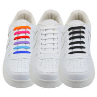 16pcs/set Alzas De Silicona Elásticas Para Zapatos Sin Nudos Lazos Desenlazados T-Shape Para Hombres Y Mujeres - details 3