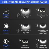 Lámpara Solar Exterior Con Sensor De Movimiento 100LED Para Jardín Y Pared Resistente Al Agua Decorativa Para Valla Y Jardín - details 1