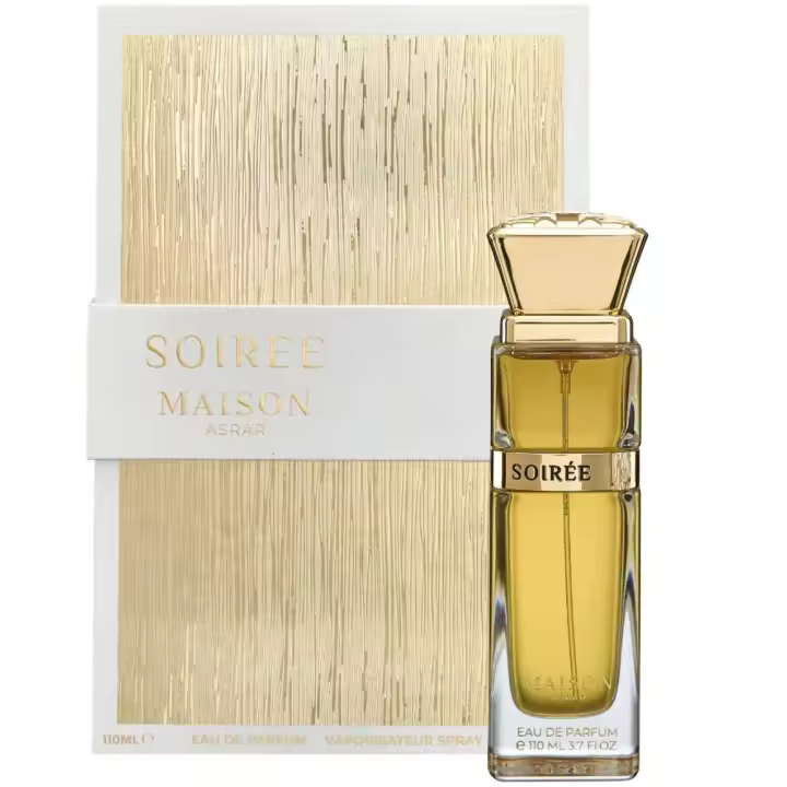 Maison Asrar Soiree Eau de Parfum – vainilla, toffee y flores blancas, gourmand floral - 1