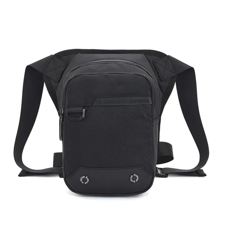Bolsa De Pierna Para Motocicleta De Tela Oxford Impermeable Para Hombres Y Mujeres Bolsa De Cintura Para Ciclismo Al Aire Libre - 1