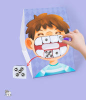 Juguetes Educativos Montessori Interacción Padre-Hijo Simulación De Cepillado De Dientes Para Niños Juego De Tablero De Motrices Finas Edad Infantil - details 7
