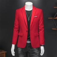 Chaleco De Novio Casual Para Hombre Marca Alta Color Sólido Diseño De Negocios Blazer De Boda Top De Traje Chaqueta De Moda - details 25