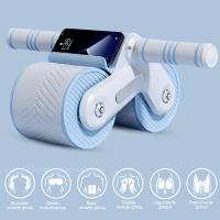 Entrenador Abdominal De Doble Rueda Con Rebound Automático Y Antideslizante Equipo De Gimnasio Para El Hogar Fitness Y Fortalecimiento De La Resistencia - details 2