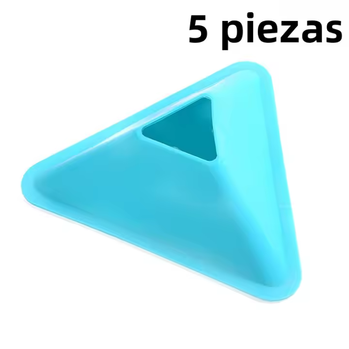 5PCS Conos De Entrenamiento De Fútbol Triángulos Para Práctica En Campo Deportivo Agilidad Equipamiento Portátil Para Niños Y Adultos - 1