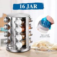 Carrusel de especias-Para Cocina de almacenamiento de especiamiento, barbacoa, estante de especias de Ahorro de Espacio (16) - details 6