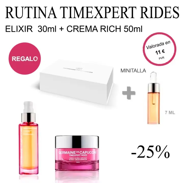 Rutina Timexpert Rides Textura Rica + Elixir + caja Germaine de Capuccini - 1