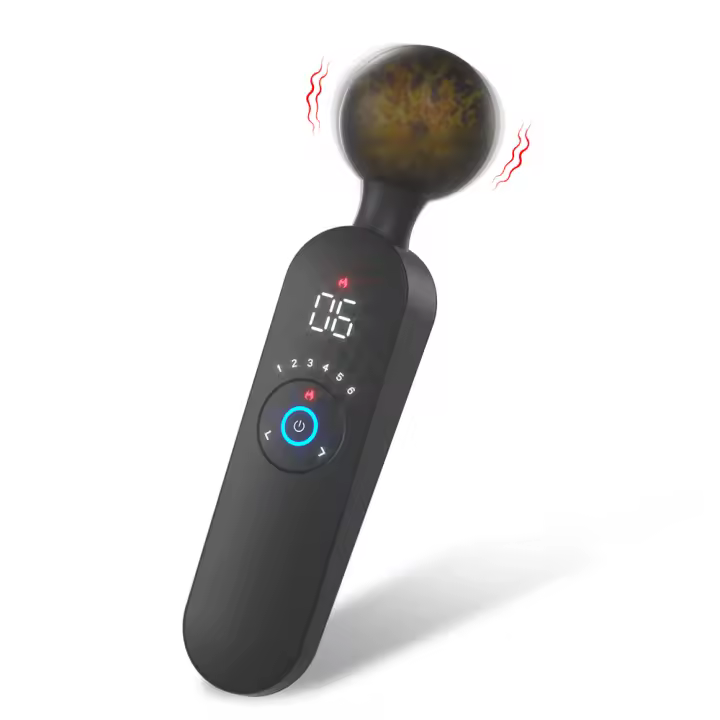 Masajeador Eléctrico De Poderoso Para El Cuerpo Con Pantalla Digital Adecuado Para El Cuello Hombro Espalda Alivio De La Contractura Muscular Recuperación Después Del Ejercicio - 1