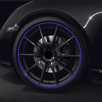 Pegatinas De Rueda Para Coche 8M/Roll Protección De Rines De Vehículo Decorativas Tiras De Goma Guardia De Neumáticos Linia De Montaje De Neumáticos - details 6