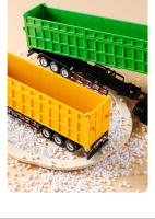 Huina Camión De Juguete a Escala 1:50 Con Remolque Plancha Tanque De Aceite Vehículo De Ingeniería Simulación Estática Modelo De Aleación Para Niños Coleccionables - details 21
