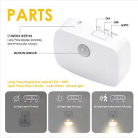 Lámpara Nocturna LED Con Sensor De Movimiento Inteligente EU Plug 220V Para Sala De Estar WC Pasillo Escalera Cocina Dormitorio - details 3
