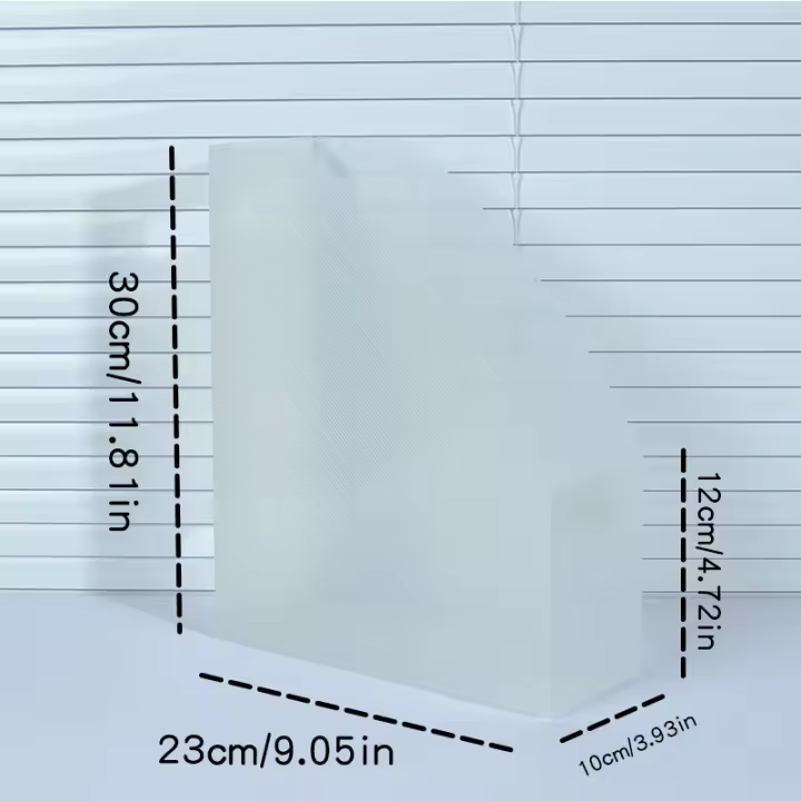 Organizador De Archivos De Escritorio Plegable A4 Caja De Almacenamiento Para Libros Impermeable Soporte Para Libros Estudiantes Y Bote De Almacenamiento - 1