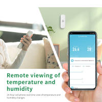 Sensor De Temperatura Y Humedad WIFI Compatible Con Alexa Smart Speaker Detector Externo Para Hogar Inteligente Tuya - details 1