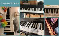 Pegatinas De Teclado De Piano Marcador Rake Notas Para 61 88 Teclas Blancas Y Negras Musicales Teclado Electrónico Removible - details 2