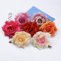 50Pcs Rosas De Seda Artificiales Para Decoración De Navidad Casa Comedor Vaso Jardín Exterior Decoraciones De Boda Bouquet DIY Venta Caliente - details 12