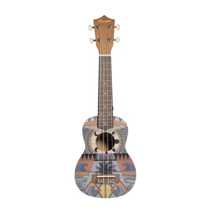 Ukelele Soprano Bamboo B1E-EC Eclipse - 1
