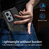 Funda De Teléfono Antichoque Para Xiaomi 11T pro Con Soporte O Y Protección De Lente Anti Huella Compatible Con 11 Lite X3 NFC - details 2
