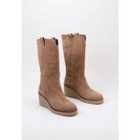 Sandra Fontán BLACKS Botas Con Cuña Mujer Taupe - details 0