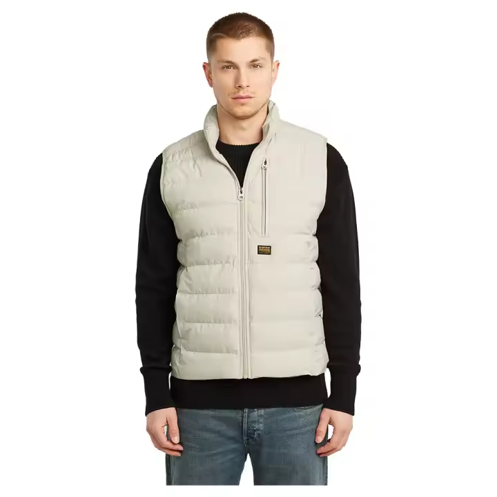 Ropa hombre Chalecos G-star Chaleco Foundation Liner Beige - 1