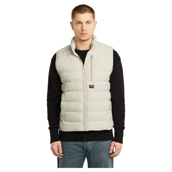 Ropa hombre Chalecos G-star Chaleco Foundation Liner Beige - 1