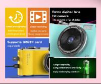 Cámara Digital HD 64MP Con Autofocus Para Fotografía Y Vídeo Pantalla De 2.4 Pulgadas Portátil Para Niños Y Adultos Principiantes Cámara De Vlog - details 2