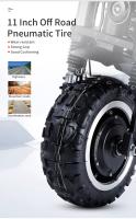 Halo Knight T107 Pro Scooter eléctrico con neumático todo terreno de 11 pulgadas, motor dual de 3000W*2, velocidad máxima de 95km/h, batería de 60V 38.4Ah con alcance máximo de 80km, frenos hidráulicos duales y freno eléctrico - details 10