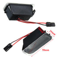 2pcs Luz De Placa De Matrícula LED 12V 18 Leds Blanco Lámpara De Señal Para Ford FOCUS MK II FIESTA MK VII MONDEO Sin Errores - details 4