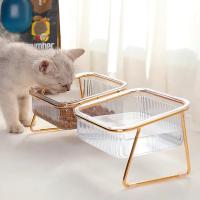 Tazas De Alimentación Para Mascotas Antideslizantes Con Diseño Inclinado Alivianan La Presión En El Cuello Para Perros Y Gatos - details 1