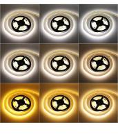 Tira De Luz LED COB CCT De 10M 624 LEDs/m Alta Densidad Flexible 5mm Luces Lineales Dimmables 3 Cables DC24V 2700K a 6500K Para Sala De Estar - details 12