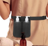 Riñonera para fisioterapeuta, masajista, botella de aceite esencial de masaje, estuche de cuero, bolsa de almacenamiento, loción de masaje, estuche para colgar en la cintura, funda protectora - details 8