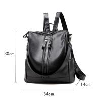 Bolso Escolar de gran capacidad, bolsos de hombre de viaje, color Negro - details 2