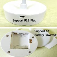 Lámpara De Mesa LED Recargable Por USB Con 3 Niveles De Iluminación Ajustable Portátil Táctil Luz Nocturna Protección Ocular Para Dormitorio Lámpara De Borde - details 10