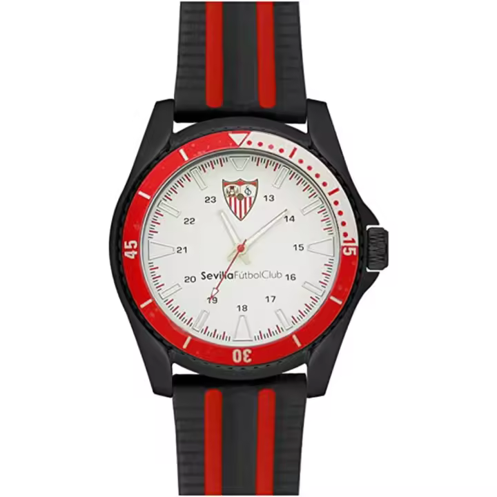 Reloj de pulsera Sevilla Futbol Club 72778 negro Unisex - 1