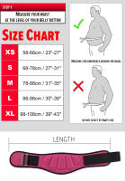 Cinturón De Pesas Para Levantamiento De Peso Fitness Para Hombres Y Mujeres Soporte De Espalda Para Gimnasio Squat Dip Powerlifting - details 2