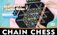 Juego de Ajedrez de Cadena triangular de gran tamaño, juego de Mesa para niños y adultos - 2 A 4 jugadores-Eades de 3 años en Adelante - details 1