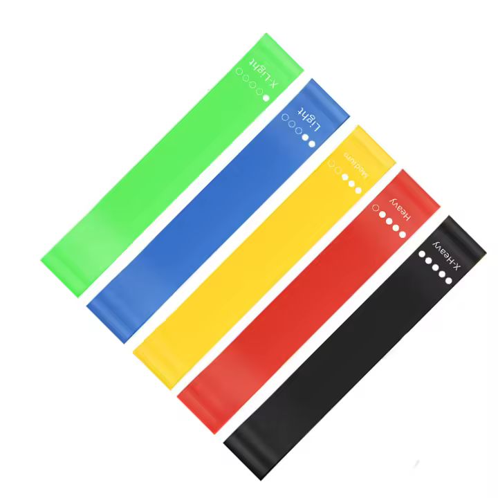 Resistance Band Sport, 5 Resistance Bands Fitness Resistance Bands with Different Levels of Resistance, Resistance Band with Bag Used for Pilates, Yog - 1