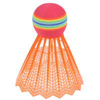 12 PCS Juego De Badminton Con Cabezas De EVA Arco Iris Y Plumas De Pato Clase a Nylon Para Juegos Deportivos - details 4
