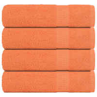 vidaXL Toallas de Baño 4 uds 100x150 cm 360 g/m² 100% Algodón en color Rosa/Tuquesa/Blanco y más - details 6